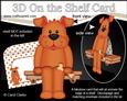 3D on the Shelf Card Kit - Little Dog Rusty