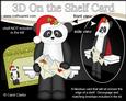 3D on the Shelf Card Kit - Christmas Panda Xin Xin