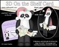 3D on the Shelf Card Kit - Christmas Panda Su Ling