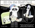 3D on the Shelf Card Kit - Christmas Panda Chi Chi