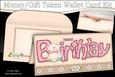 Birthday Little Cat Money or Gift Wallet Card Kit