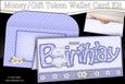 Birthday Little Cat Money or Gift Wallet Card Kit