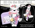 3D on the Shelf Card Kit - Christmas Cat Muffin