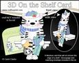 3D on the Shelf Card Kit - Christmas Cat Muffin