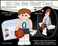 3D on the Shelf Card Kit - Little Basketball Player Rick