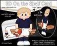 3D on the Shelf Card Kit - Rugby or Aus Football Boy Oliver