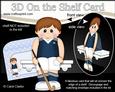 3D on the Shelf Card Kit - Little Hockey Player Cody