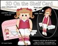 3D on the Shelf Card Kit - Little Hockey Player Erin