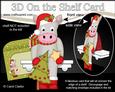 3D on the Shelf Card Kit - Christmas Gigi the Horse