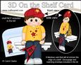 3D on the Shelf Card Kit - Little Rock Guitarist Chad