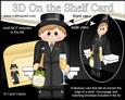 3D on the Shelf Card Kit - Champagne Celebrations Tristan