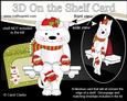 3D on the Shelf Card Kit - Christmas Cat Bella