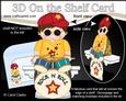 3D on the Shelf Card Kit - Little Rock Drummer Dave