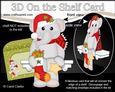 3D on the Shelf Card Kit - Little Christmas Elephant