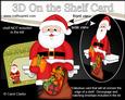 3D on the Shelf Card Kit - Christmas Santa's Sack