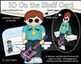 3D on the Shelf Card Kit - Little Rock N Roll Guitarist Max