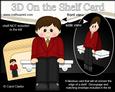 3D on the Shelf Card Kit - Little Redcoat Raoul