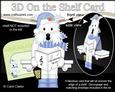 3D on the Shelf Card Kit - Christmas Westie Dog
