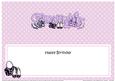 Lge Dl Birthday Grandaughter Shoes & Handbags Insert