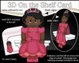 3D on the Shelf Card Kit - Little Ethnic Princess Kesia