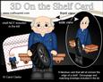 3D on the Shelf Card Kit - Old Man Car Mechanic Alan