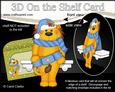 3D on the Shelf Card Kit - Christmas Lloyd Lion