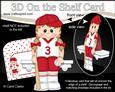 3D on the Shelf Card Kit - Little Baseball Player Ruth