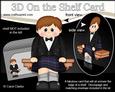 3D on the Shelf Card Kit - Little Scotsman Adrian in Kilt