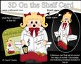 3D on the Shelf Card Kit - Christmas Little Choirgirl