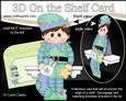 3D on the Shelf Card Kit - Christmas Little Elf