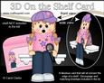 3D on the Shelf Card Kit - Little Microphone Girl Diana