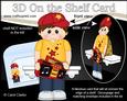 3D on the Shelf Card Kit - Little Boombox Boy Finley