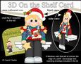3D on the Shelf Card Kit - Little Christmas Jumper Girl