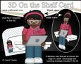 3D on the Shelf Card Kit - Little Ethnic Gadgets Girl Tiana