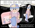 3D on the Shelf Card Kit - Gossip Galz - Knitting Nelly