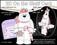3D on the Shelf Card Kit - Little Christmas Polar Bear Ben