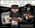 3D on the Shelf Card Kit - Little Scotsman Cory in Kilt