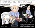 3D on the Shelf Card Kit - Old Man Bus Driver Brad