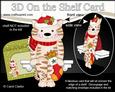 3D on the Shelf Card Kit - Little Christmas Cat Fudge