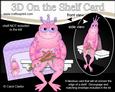 3D on the Shelf Card Kit - Litle Freya Frog