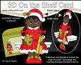 3D on the Shelf Card Kit - Ethnic Christmas Girl Corine