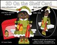 3D on the Shelf Card Kit - Ethnic Christmas Girl Corine