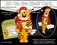3D on the Shelf Card Kit - Little Christmas Tinker the Tiger