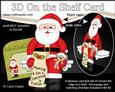 3D on the Shelf Card Kit - Christmas Santa's List
