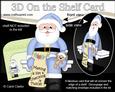 3D on the Shelf Card Kit - Christmas Santa's List