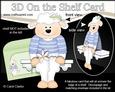 3D on the Shelf Card Kit - Litle Lamb