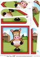 Gigi the Horse Fan Pyramage Topper