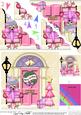 Little Robin Christmas Door Scallop Corner Stacker Topper