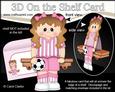 3D on the Shelf Card Kit - Little Footballer Julia