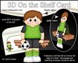 3D on the Shelf Card Kit - Little Footballer Luis